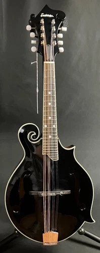 Eastman MD415-BK F-Style Mandolin Gloss Black Top Finish w/ Case