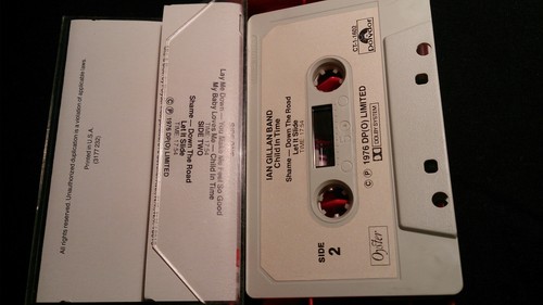 IAN GILLAN BAND (DEEP PURPLE) Child In Time *ORIGINAL US MC*TAPE*1976* - Foto 2 di 2