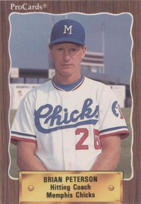 1990 ProCards Minor League - Brian Peterson #1027 - 1 of 1