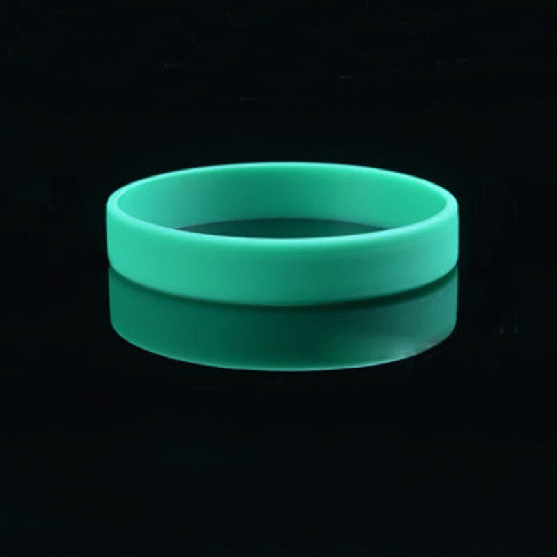 Silicone Rubber Sports Bracelet Wrist Band Fashion Simple Bangle Gift