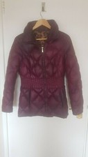 Warm Dark Red Jacket Women, Size S. Very Comfortable And Light.