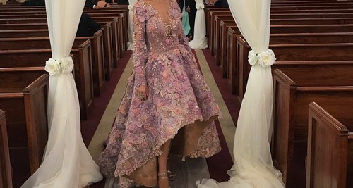Fouad Sarkis Couture Dress gown custom 