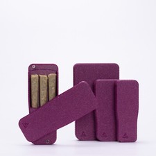 Pre-Rolls Case, Magnetic Cigarette Crush Proof Holder, G. Signal Purple Large