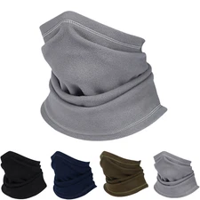 Winter Neck Warmer Gaiter Windproof Fleece Ski Face Mask Scarf for Cold Weather