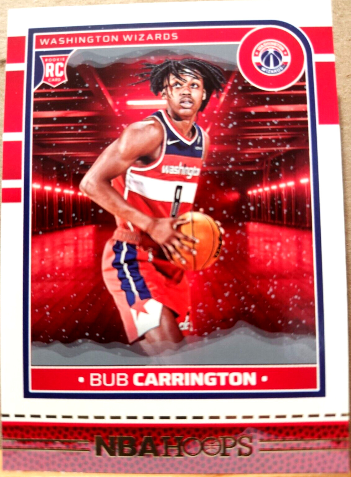 2024-25 Panini NBA Hoops Winter RC #244 - Bub Carrington -  Washington Wizards
