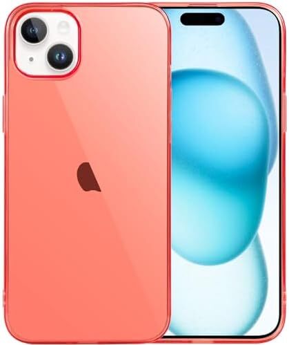 Compatible with iPhone 15 Case Clear, Soft Clear TPU Phone Cases, Shockproof Tra-image