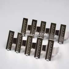 10x Dental Stainless Steel Endo Finger Ruler Measure Scale Endodontic Instrument