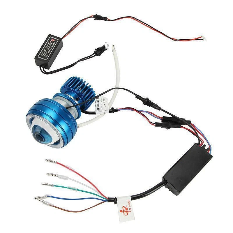 Headlight LED Projector Red Demon Light For Suzuki GSXR 600 750 1000 Hayabusa Foto 4 de 4