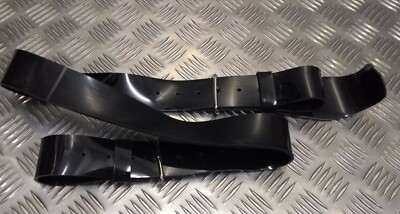 PVC Charol Ceremonial/Desfile Cintur&oacute;n Sin Insignia O Hebilla