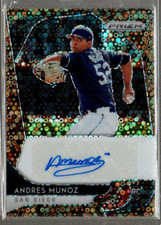 2020 Prizm Rookie Prizms Bronze Donut Circles #28 Andres Munoz Auto /25