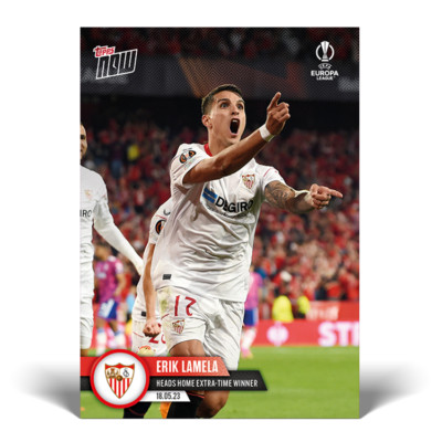 Topps Now UEL 2022-2023 - Card 051 - Erik Lamela - Sevilla FC