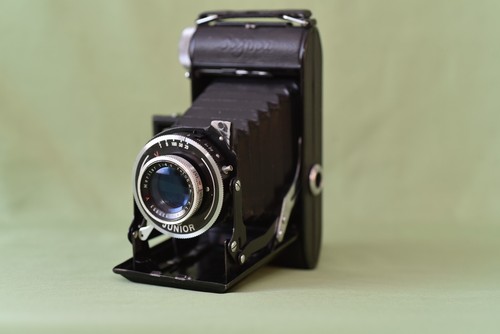 【Very Rare】1950's Belfoca Junior Belca Dresden folding camera Perfect Working - Picture 3 of 18