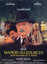 MANON OF THE SPRING / MANON DES SOURCES -BEART / MONTANT - ORIGINAL MOVIE POSTER