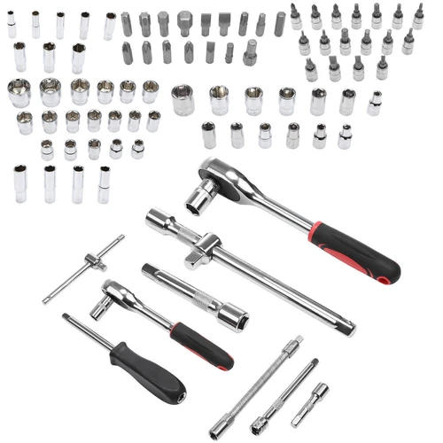 Professional 216 /108 /94 PCS Ratchet Spanner Socket Set 1/2" 1/4" 3/8" Tool Kit - Picture 13 of 22