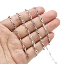 5meters 4mm Width Stainless Steel Chain Prism...