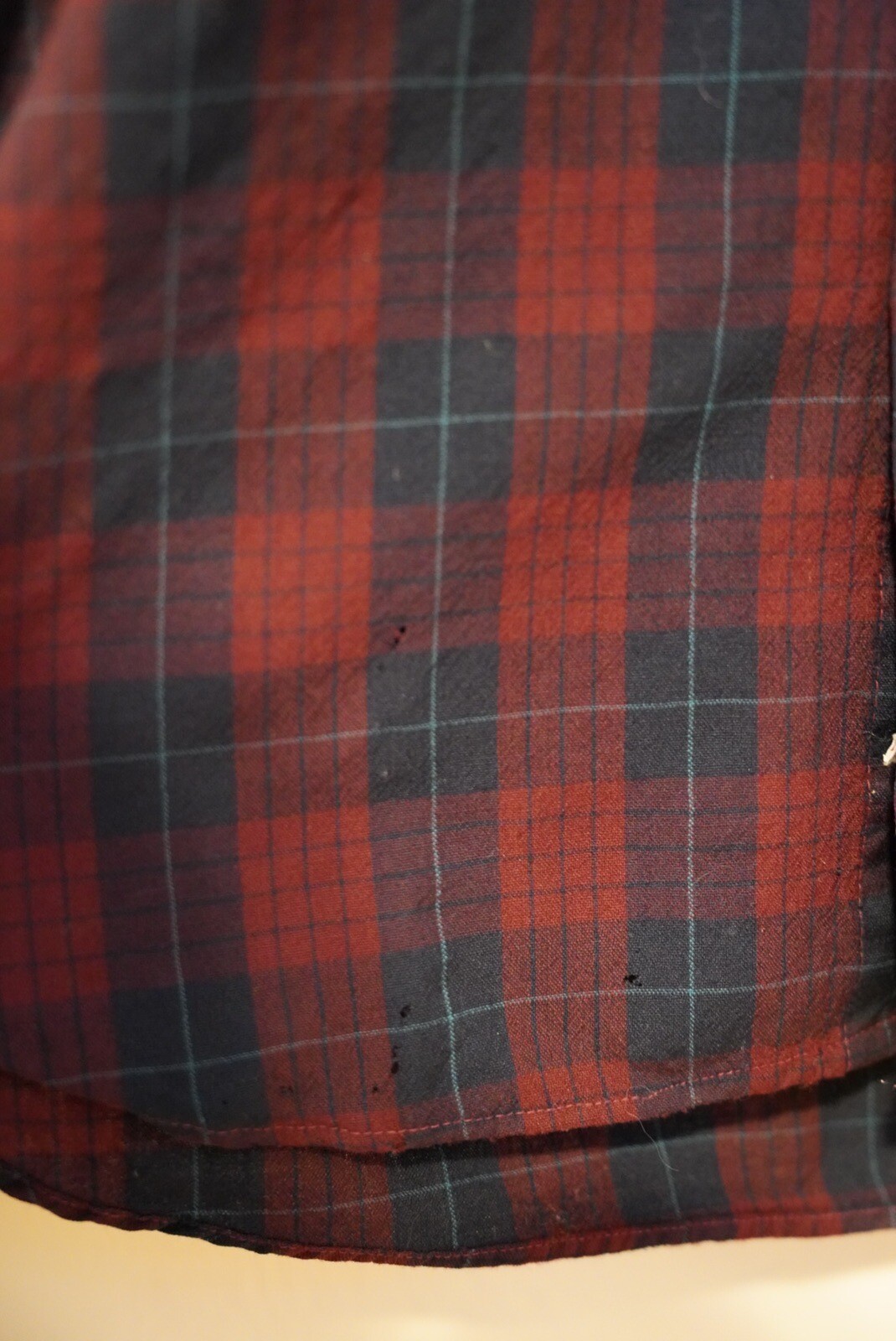 Pendleton Wool Red & Blue button Down - image 2