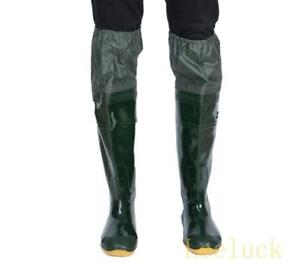 thigh high rubber rain boots