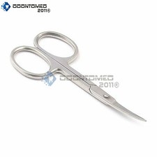 New 3.5" Curved Stainless Steel Cuticle Scissors,1 Piece