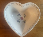 Pfaltzgraff Bonnie Brae Heart Shape Bowl and Small Flower Pot Candle Holder — photo 4