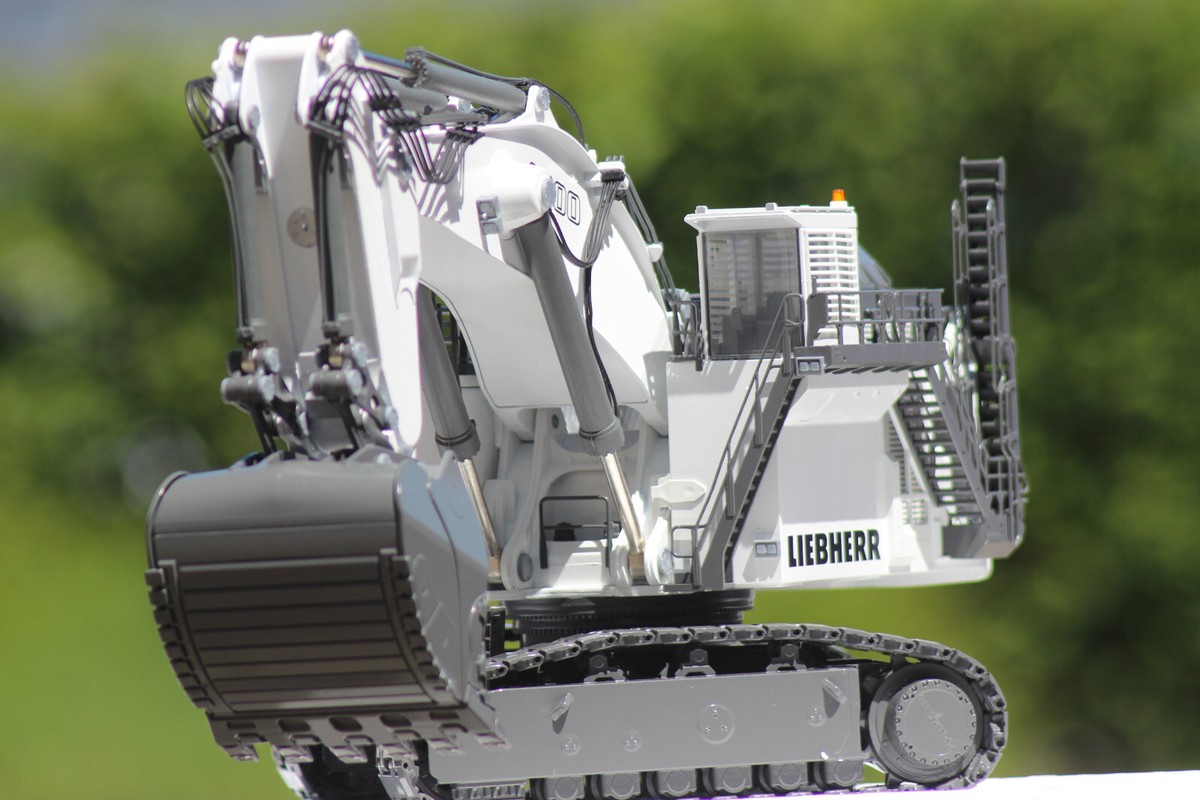 LIEBHERR R 961 Excavatrice Pelle Caterpillar Rouge Bleu #281.2 Strenco