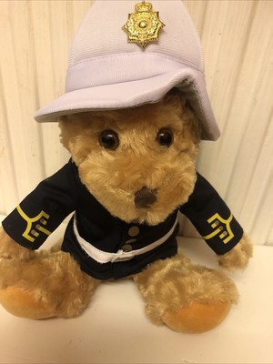 Plüschbär in Uniform Braiser und Firma 30 cm gebraucht in gutem Zustand