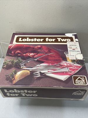 Vintage Lobster For Two Hoan USA Products NIB Vintage 1982