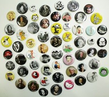 Personality Buttons Pins Badges 60 DESIGNS Mix  Match Gifts