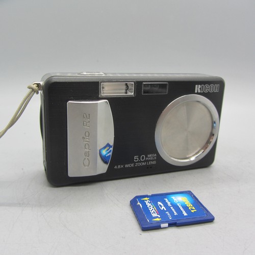 Ricoh Digital Camera Caplio R2 5.0MP Black Tested