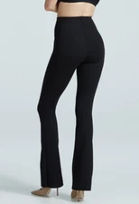 NEW Commando Stretch Neoprene Flared Leggings - Black - Medium