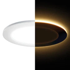 6-12-16 x PARMIDA 6" 5CCT 12W LED Slim Panel Downlight with Night Light Feature