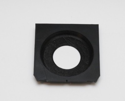 Objektivplatine für Linhof Wista Shen Hao Ebenholz Copal #1 Einbau 12mm Mittelloch