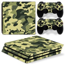Sony PS4 Pro Console and Controller Skins / Decal -- Camo / Camouflage P-601