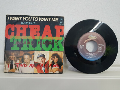 Cheap Trick - I want you to want me / Look out - 1979  7'' Surrender Voices Flame