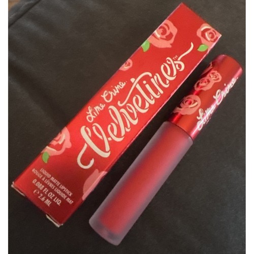 ORIGINAL LIME CRIME VELVETINES TRUE LOVE PINKY RED MATTE LIPSTICK COSMETICS BNIB