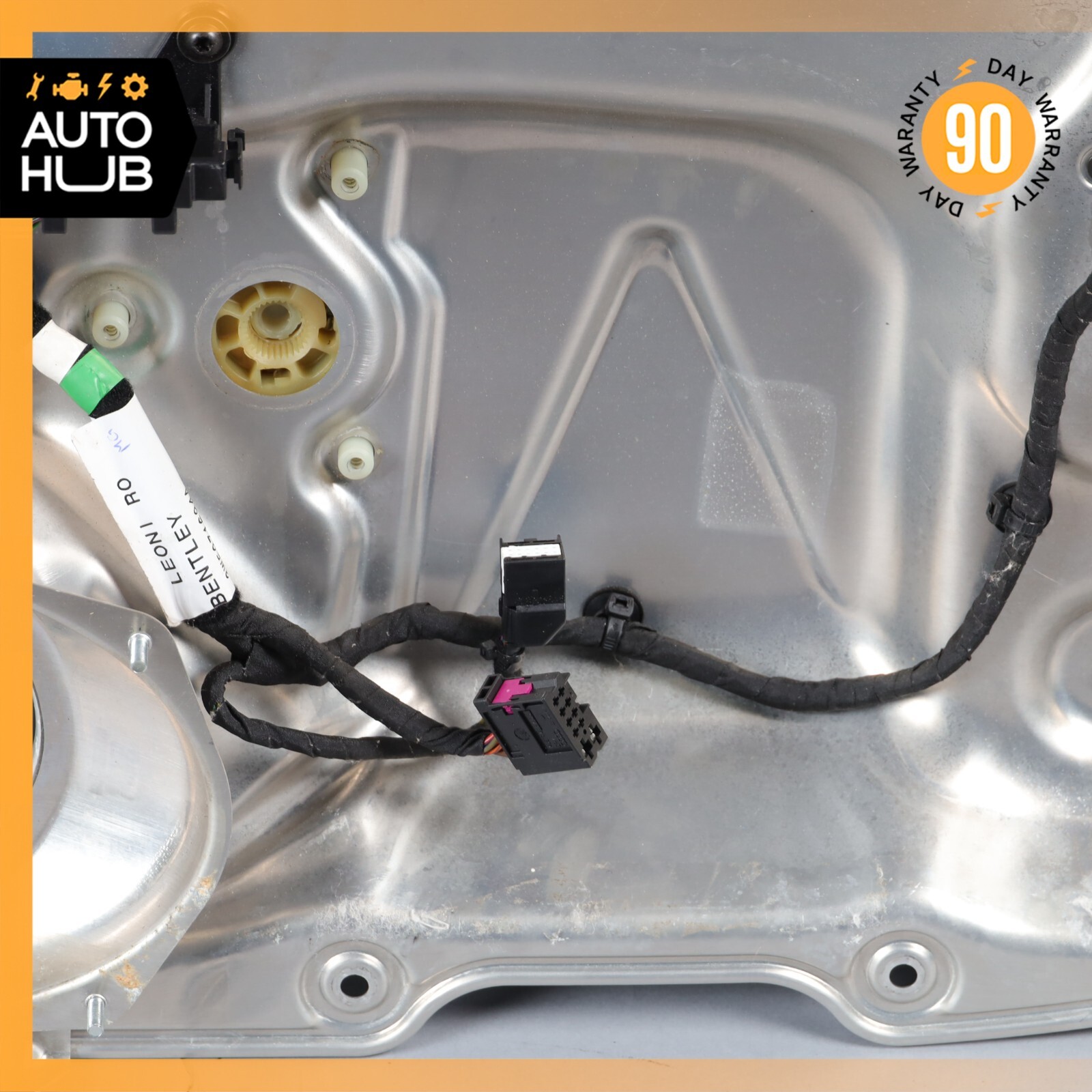 06-13 Bentley Continental Flying Spur Rear Right Door Window Regulator OEM 80k