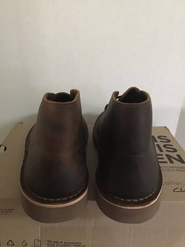 Clarks Bushacre 2 Ankle Boot Lace Up Men's Size 10.5 M Dark Brown NWB - Picture 4 of 10