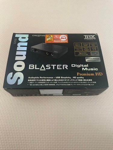 Creative Sound Blaster Digital Music Premium HD External USB Card Japan Used - 第 1/6 張圖片