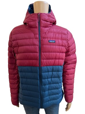 Patagonia Down Sweater Hoody Jacket Tidepool Blue Men's