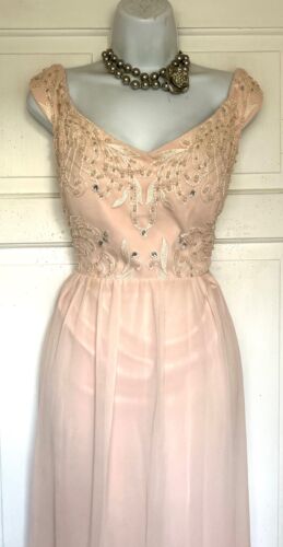 QUIZ BEADED EMBROIDERED MAXI EVENING OCCASION PARTY DRESS SIZE 20 - Picture 6 of 7