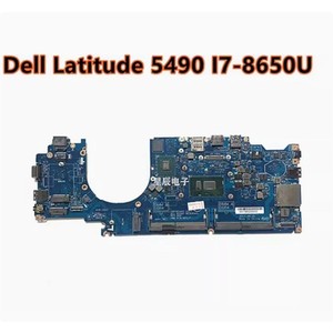 For   Latitude 5490 Laptop Motherboard with I7-8650U LA-F402P 07DWXK Tested *mq