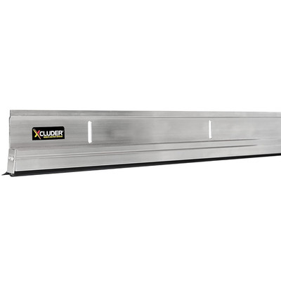 Xcluder 36'' Versa-Line Rodent Proof Door Sweep Mill Aluminum Finish Seals Out
