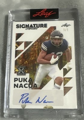 2023 Leaf Signature Series - Puka Nacua Sealed  1/1 Rookie
