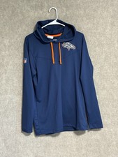 Size SMALL - NIKE x DENVER BRONCOS NFL Hoodie DRI-FIT Embroidered