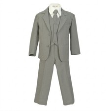   Avery Hill Boys 2T Suit Set 6 Pc Gray Formal Kids Toddler Size New