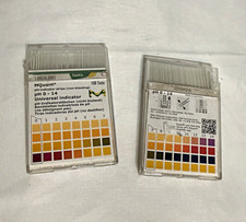 MQuant Universal Indicator pH Test Strips 0-14, 100, Exp 2027-08