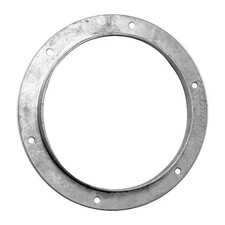 Nordfab 8010000149 Round Angle Flange Adapter, 12 In Duct Dia, Galvanized