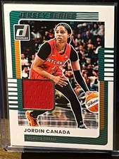 2025 WNBA Panini Donruss Jordin Canada Jersey Series No. 43 Game Jersey Insert