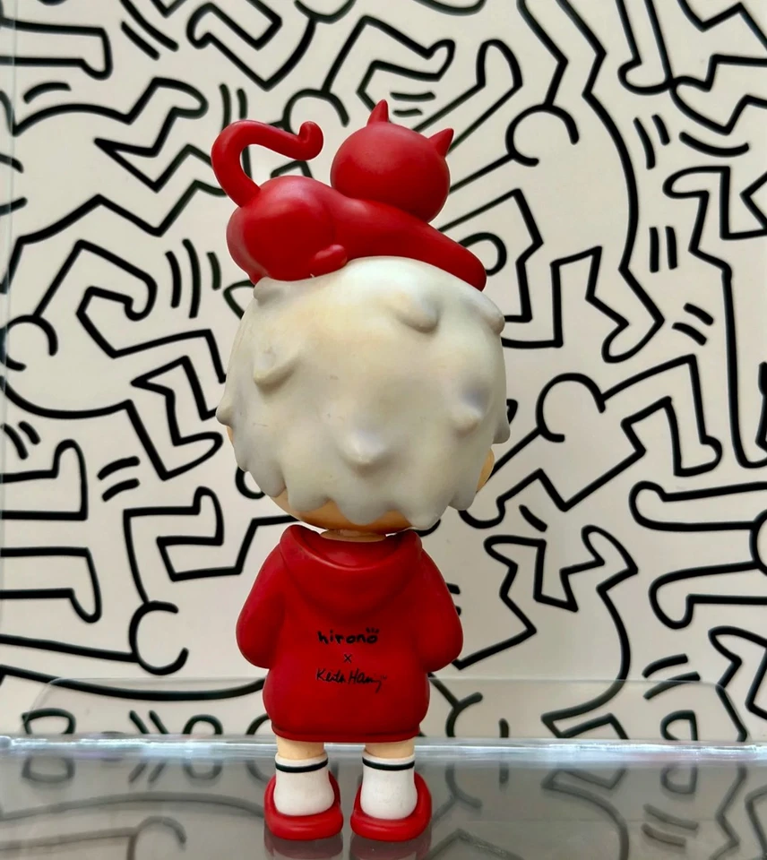 Hirono × Keith Haring Figure Doll Toy Gift New Sealed Limited Edition Authentic - Image 4 of 4
