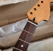 Big head Roasted Maple Guitar Neck 22 Fret 25.5 Inch Rosewood Inlay Matte