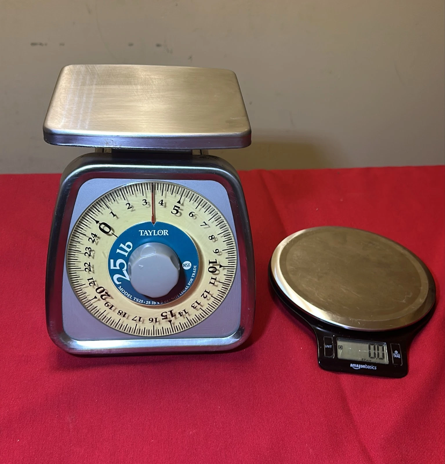 Vintage Mechanical & Digital Kitchen Scale Set - Taylor & Amazon Basics